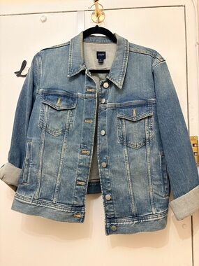 J. Crew Washed Blue Denim Jacket